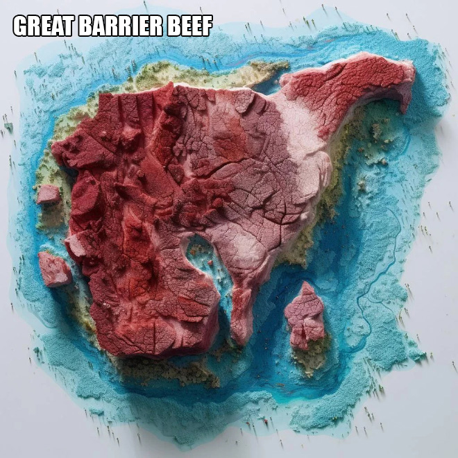Great Barrier Beef (Grande barrière de corail)