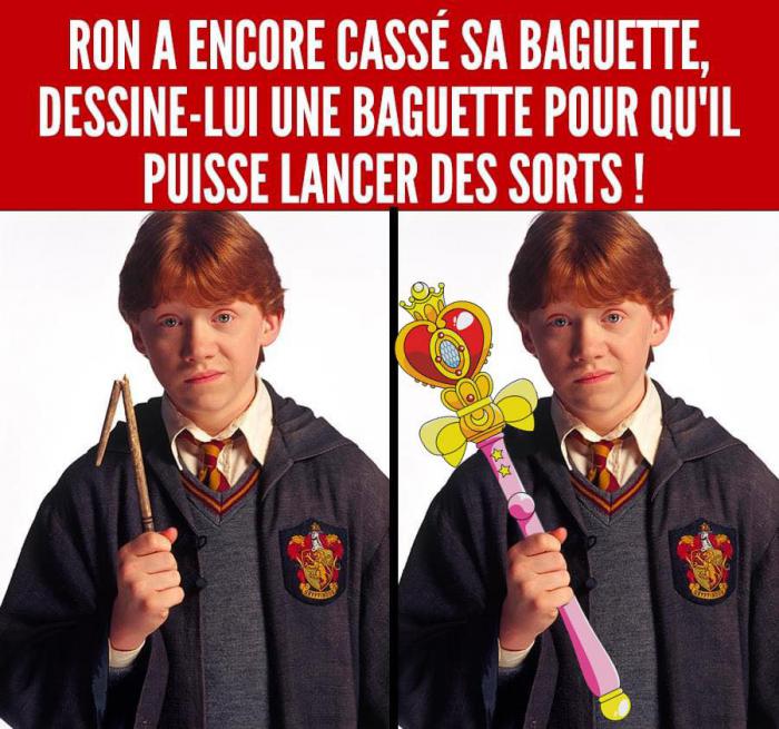 Baguette Ron Weasley Personnage