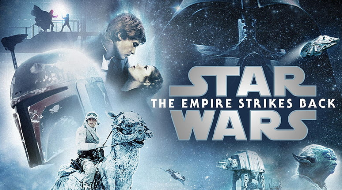 empire strike back horizontal poster