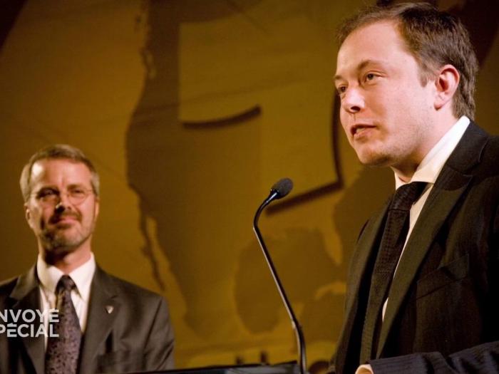 Martin Eberhard et Elon Musk