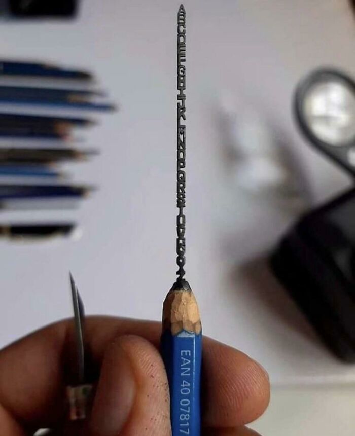 pencil lead alphabet