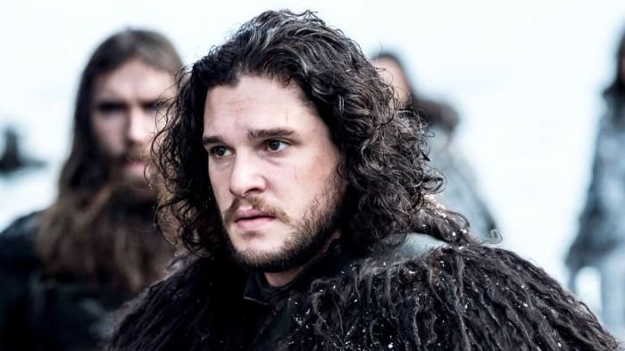 Jon Snow joué par Kit Harington dans Game of Thrones.