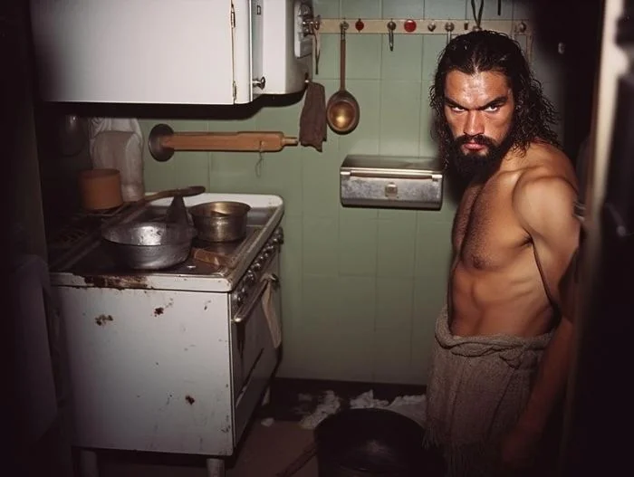 Khal Drogo dans une cuisine