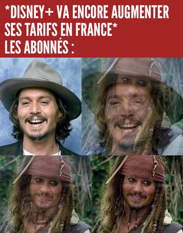 Johnny Depp et Jack Sparrow (Pirates des Caraïbes)