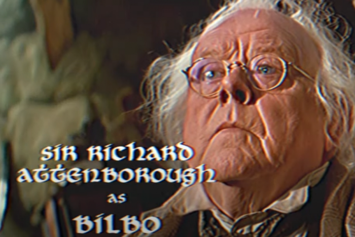 Richard Attenborough en Bilbo