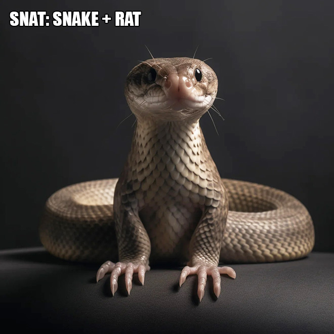 serpent et rat