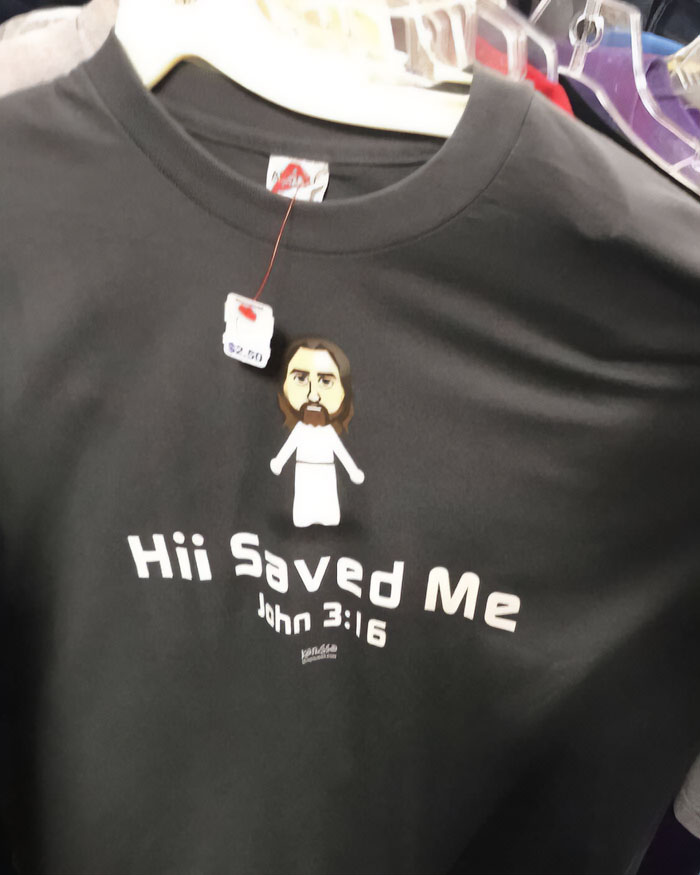 un tshirt sur jesus
