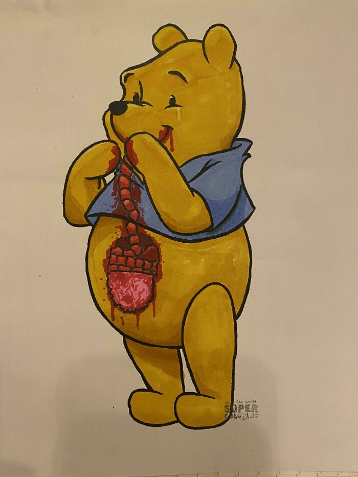 winnie qui se mange