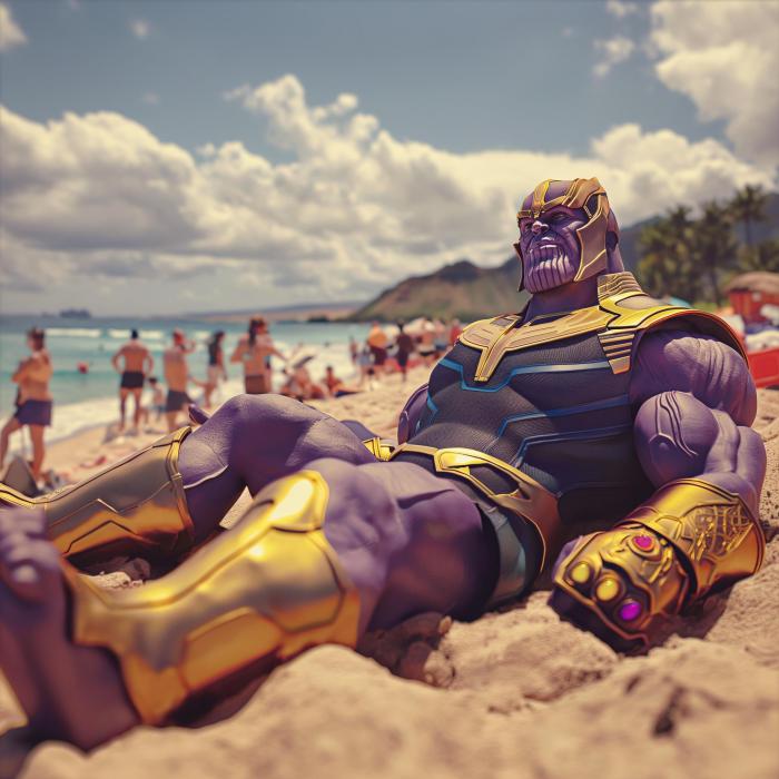 Thanos en mode bronzette