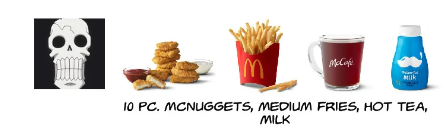 menu mcdo mugiwaras