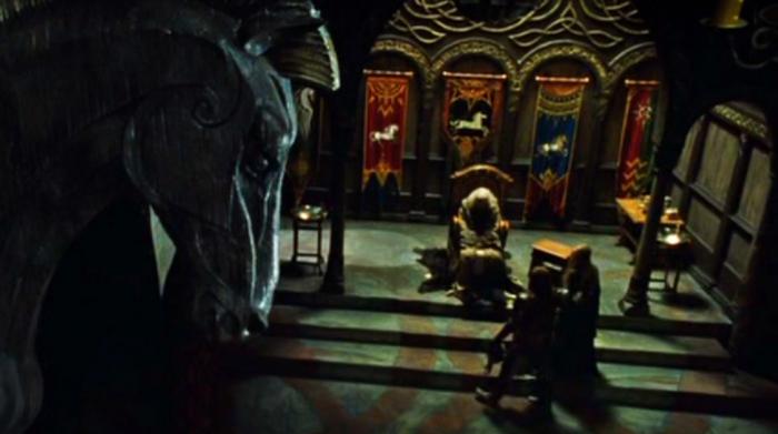 throne of theoden rohan lotr movie