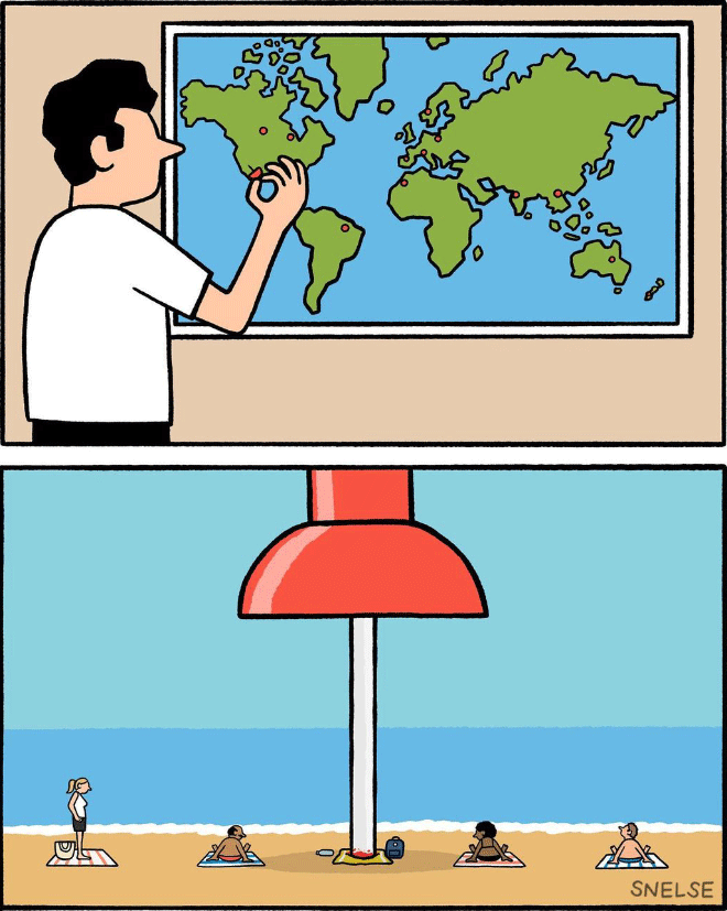 une carte du monde