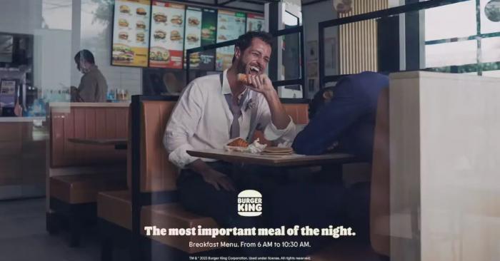 Campagne publicitaire de Burger King pour les fêtards