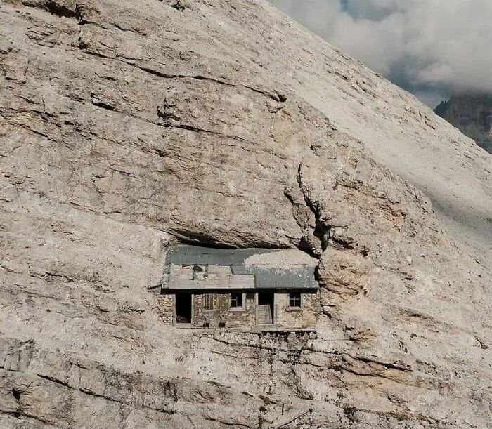 Refuge alpin en Italie