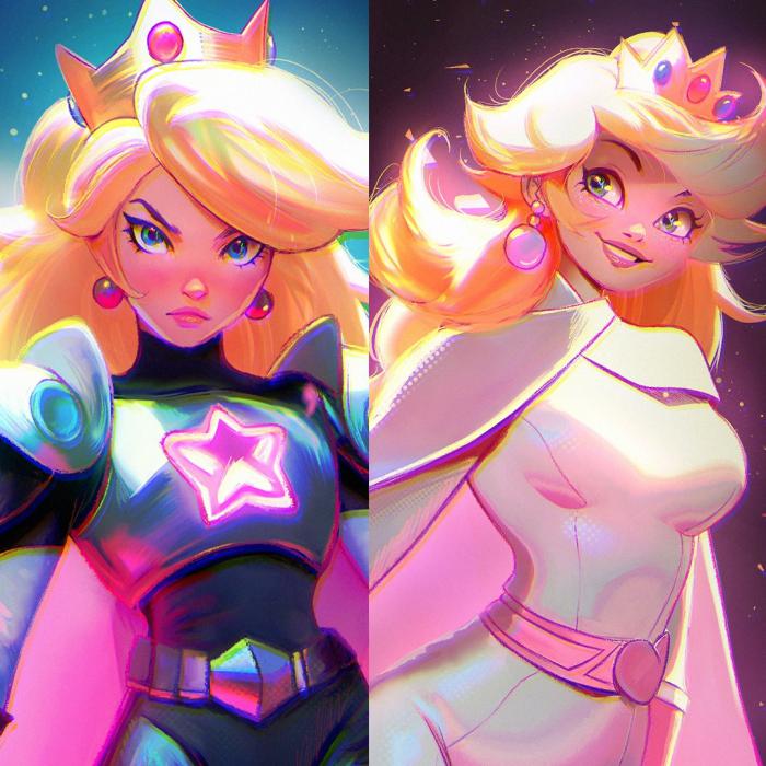 princesse peach star wars