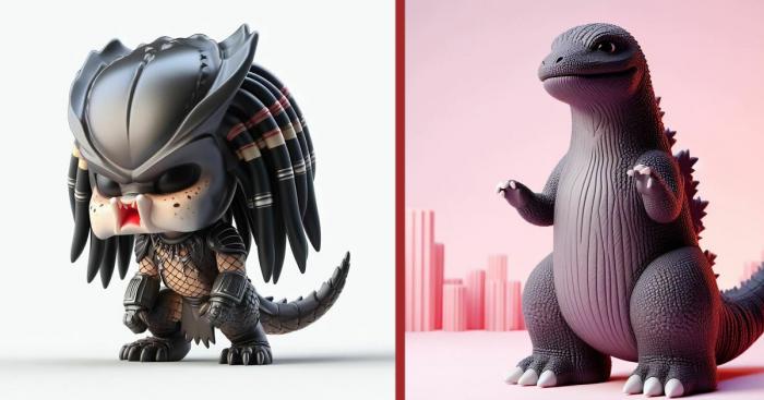 Godzilla Predator 3D mignon