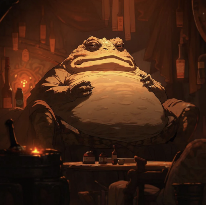 Jabba de Star Wars en version Ghibli