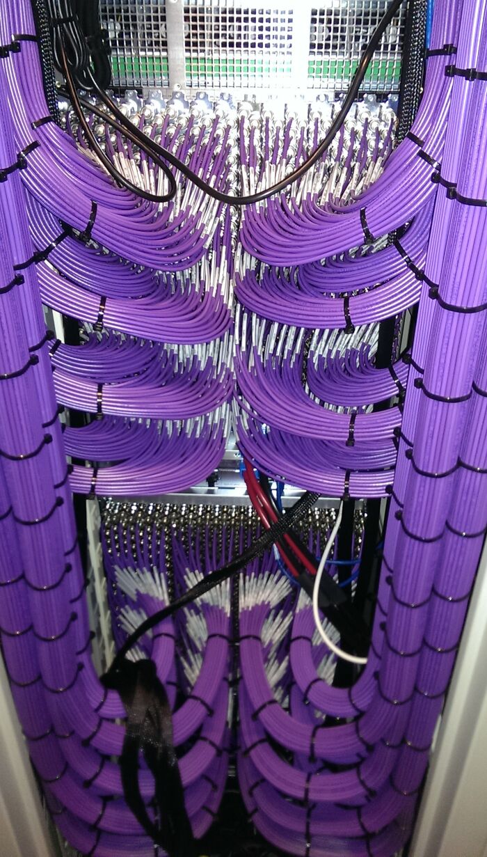 câble violet