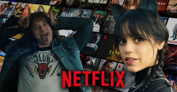 Eddie de Stranger Things et Mercredi sur Netflix