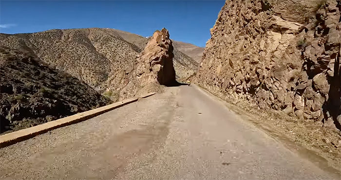 Route Tizi-N-Test au Maroc