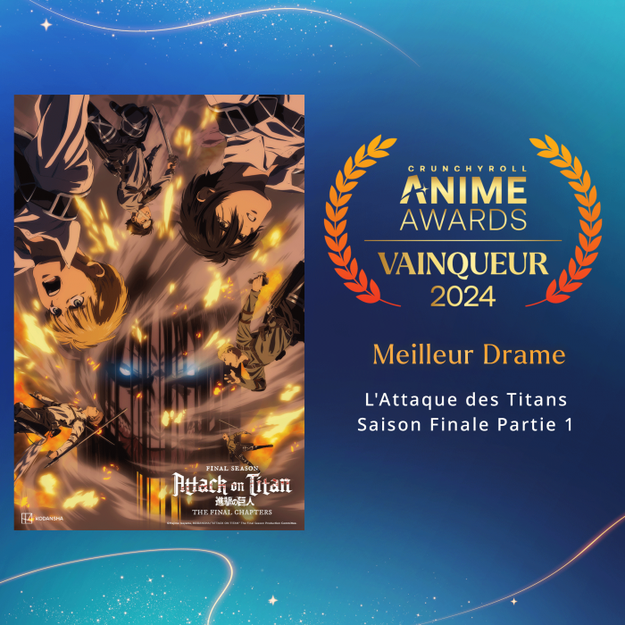 crunchyroll anime awards 2024 meilleur drame