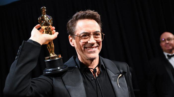 Robert Downey Jr. et son Oscar