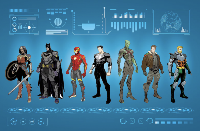 DC héros costumes