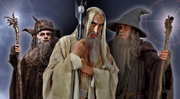 the wizard of lord of the rings gandalf saruman radagast lotr movie