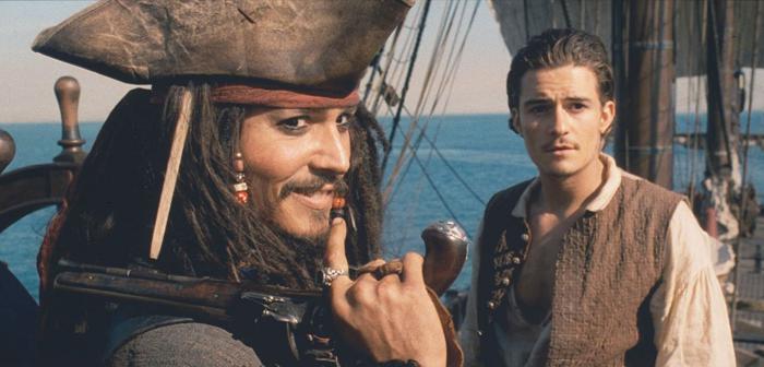 Pirates des Caraïbes Johnny Depp Orlando Bloom