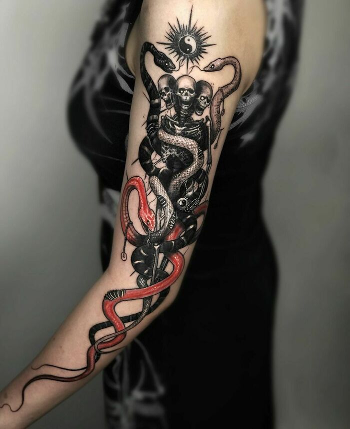 tatouage serpents
