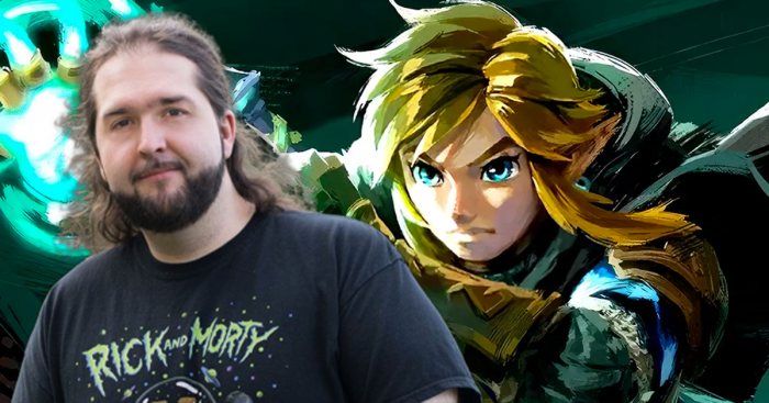 Sébastien Rassiat du Joueur du Grenier et Link des jeux The Legend of Zelda