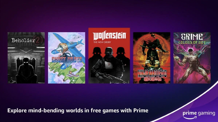 Les jeux offerts Prime Gaming du mois d