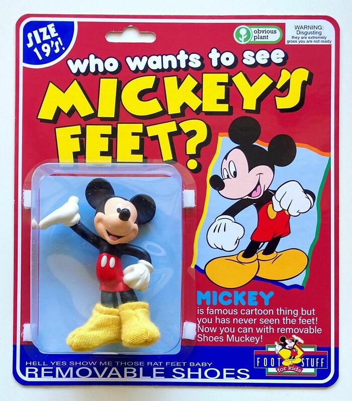 Les pieds de Mickey