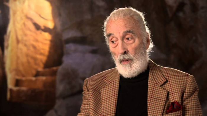 christopher lee saruman making of