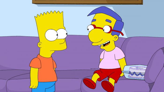 Bart et Milhouse