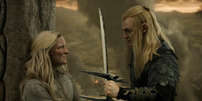 Galadriel et Sauron dans Les Anneaux de Pouvoir