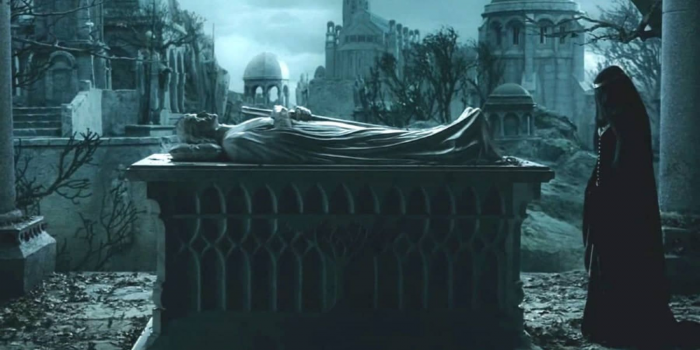 lotr movie aragorn tomb