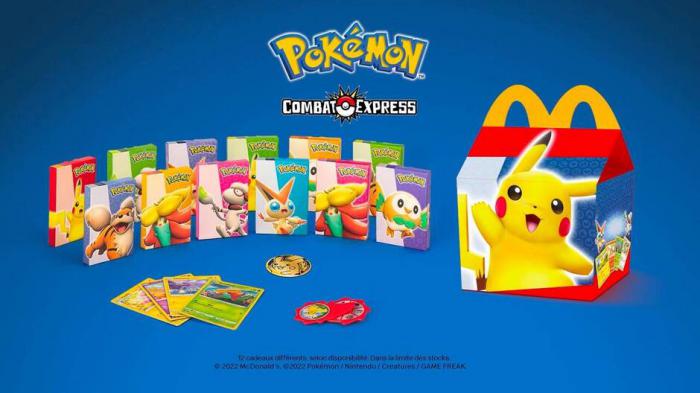 Cartes Pokémon dans les Happy Meal