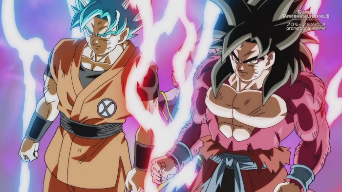 Dragon Ball Heroes goku and xeno goku