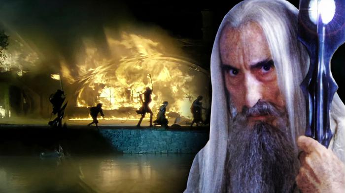 lotr movie saruman shire under attack