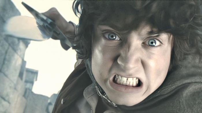 lotr movie frodo fight hunger