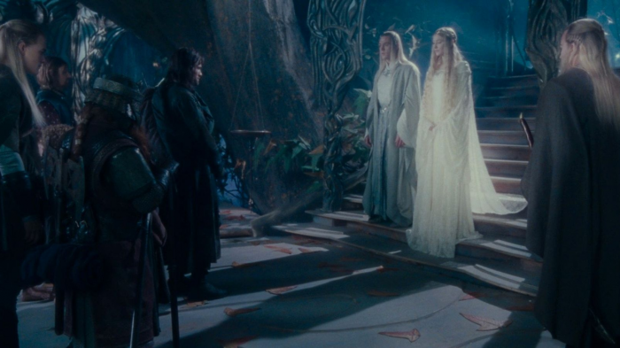 lotr movie galadriel meet aragorn