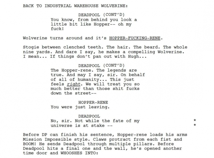 Script Deadpool 3 