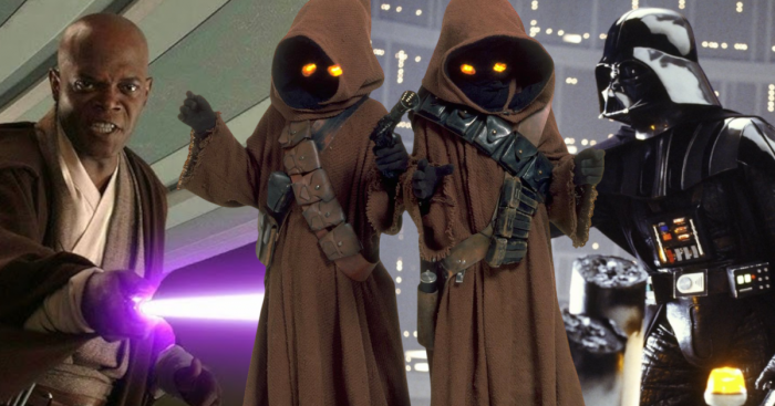 Dark Vador jawas windu