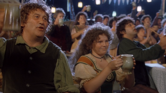 lotr movie hobbit Bilbo anniversary party