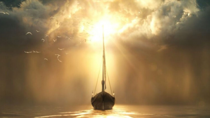 lotr rings of power boat to valinor