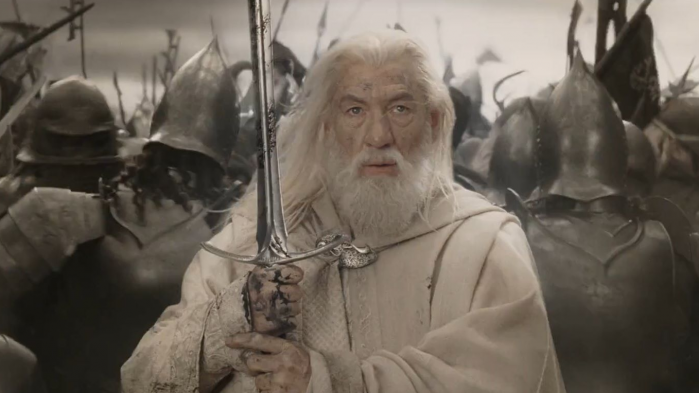 lotr movie gandalf the white fight scene