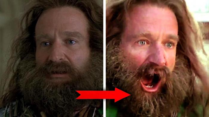 jumanji robin williams double take