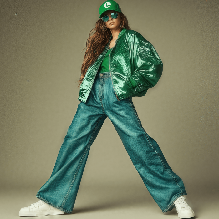 Un style vert pour Luigi au féminin