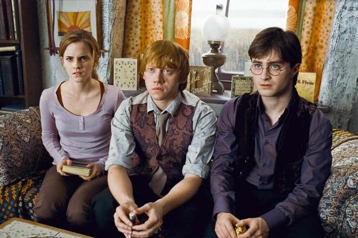 Hermione, Ron et Harry Potter 